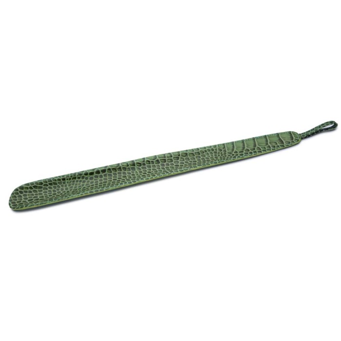 [UTILE4] LEATHER SHOE HORN (GREEN)
