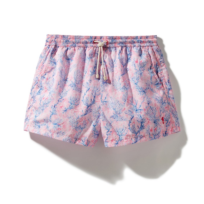 [KAMPOS] SWIM SHORTS (CORAL FOREST PINK)