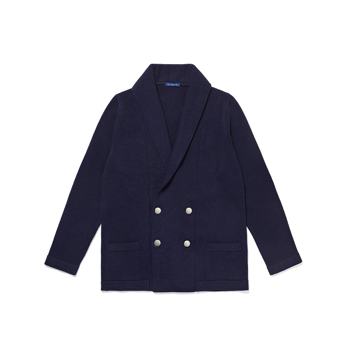 [GUERCILENA 1944] DOUBLE BREASTED CARDIGAN (NAVY)
