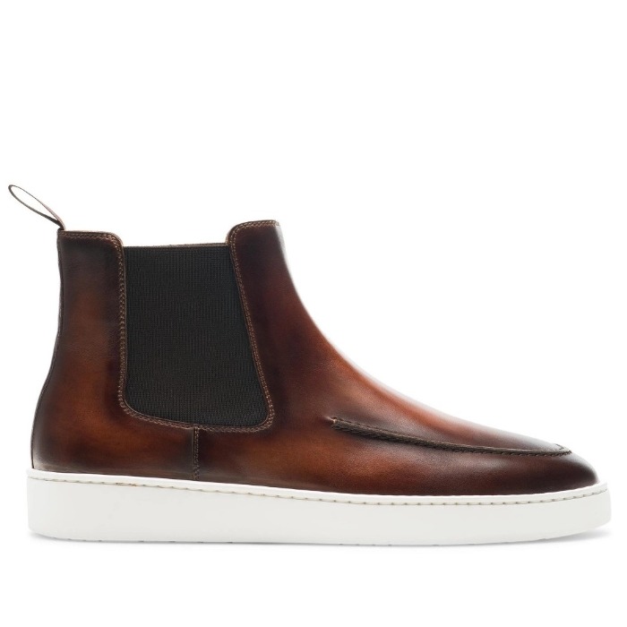 [MAGNANNI] CASUAL CHELSEA BOOTS (BROWN)
