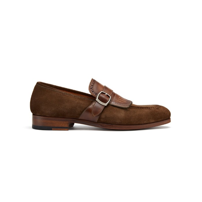[MAGNANNI] SUDED SOLE LOAFER (BROWN)