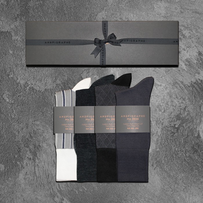 [ANEPIGRAPHE] 4 PACK GREY COLLECTION GIFT SET